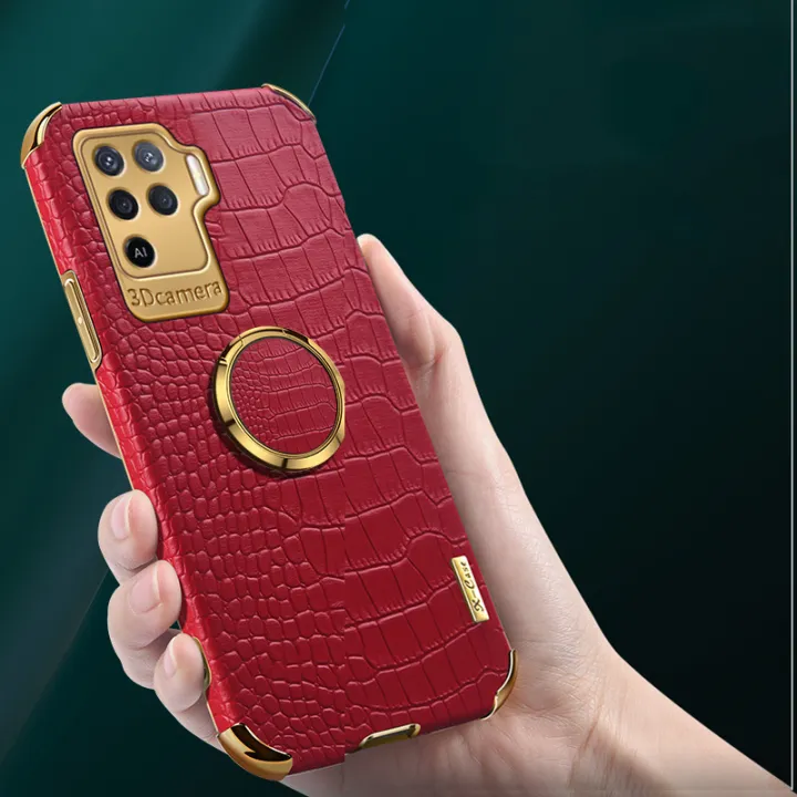 Phone%20Case%20OPPO%20F19%20Pro%20Back%20Cover%20Crocodile%20Pattern%20Leather%20Cases%20Soft%20Cover%20Ring%20Stand%20Holder%20Cover%20OPPO%20F19%20Pro%20Case%20-%20Image%202