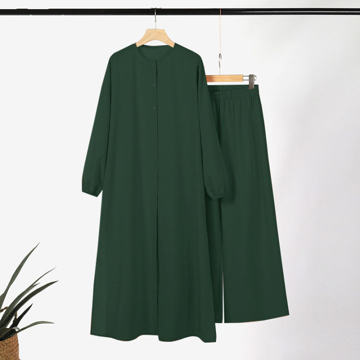 Ladies%20Fashionable%20Latest%20Design%20Arab%20Clothes%20Casual%20Islamic%20Clothing%20Women%20Abaya%202%20Pieces%20Suit%20Long%20Tops%20And%20Pants%20Muslim%20Set%20-%20Image%205