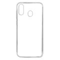 Samsung Galaxy M20 Transparent Back Cover - White. 