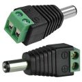 DC Power Balun Connector Adapter Plug Male Jack Socket.