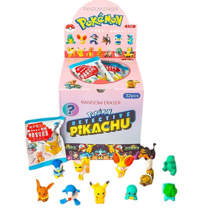 32pcs Pokemon Blind Bag Toys Pikachu Action Figure Toys Mini Figures Model Toy Anime Kids Doll Birthday Gifts Blind Box Set