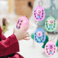 Rock, Paper, Scissors, Face Changing Twisted Egg Toys Guessing Egg Keychain. 
