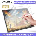 2Pcs iPad Paper Feel Screen Protector for Apple iPad 9.7 Air 2 3 4 5 10.5 10.9 2021 Pro 11 10.2 7th 8th 9th Gen mini 1 2 3 4 5 6.