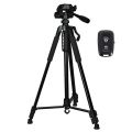3388 1.3m Portable Phone Live Selfie Tripod DV SLR Camera Stand (Black). 