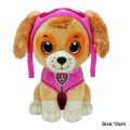 (New)PAW PATROL Dog TY Big Eye Beanie Pluh Action Figure Doll Toy Chae Rocky Zuma kye Cartoon Animal Pluh Doll Children Gift. 