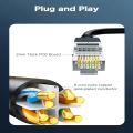 RJ45 Ethernet Cable Splitter Network Adapter,Ethernet Splitter 1 to 3 Cable Suitable Super LAN Ethernet Connector Adapter cat 6.