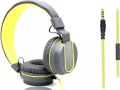 HD Stereo Wired headphones with 3.5mm plug foldable Gaming Headset Music Earphone For PC Laptop Computer Mobile Phone girls gift. 
