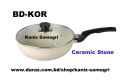 BD-KOR WOK PAN (26 CM) Non-Stick Premium Marble Coating with Glass Lid (Kaniz Samogri). 