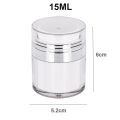 100ML Transparent Empty Creams Pump Jar Travel Makeup Tool Storage Portable Refillable Cosmetic Cream Container Cans for Women. 