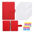 Budgeting Cash Envelope, 15 Pcs Budget Binders Set, with Cash Envelope, A6 Binder, for Saving Money Envelope Storage Bag.