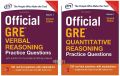 ETS Official GRE Quantitative Reasoning & Verbal Reasoning (2 Books). 