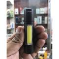 GF007 LED Flashlight COB Rechargeable Mini Flashlight. 