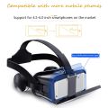 VRPARK J20 3D VR Glasses Virtual Reality Glasses for 4.7- 6.7 Smart Phone iPhone Android Games Stereo with Headset Controllers. 