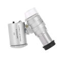 60X Mini Microscope Pocket Magnifier Loupe Magnifying Glass with LED Light. 