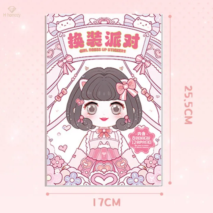 Dress%20up%20Doll%20Stickers,%20Sticker%20Activity%20Books%20Set,%20Creativity%20Educational%20Scrapbooking,%20DIY%20Princess%20dress%20up%20Stickers%20for%20kids%20ages%203+%20-%20Image%203