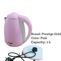 Hawkins gold or Prestige gold Electric Water Heater Kettle - Auto shut off- 360 rotation -Multiple color-Multiple Capacity. 