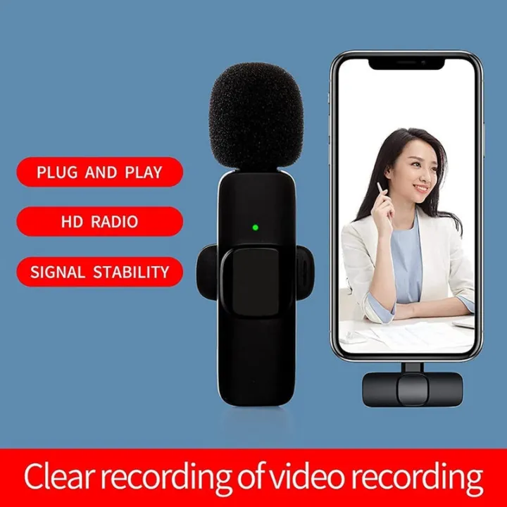 K9%20Wireless%20Clip-on%20Auto-Sync%20Noise%20Cancelling%20Live%20Mini%20Microphone%20with%208-Pin%20Receiver%20-%20Image%203