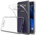 SAMSUNG GALAXY J5 Premium Silicone TPU Ultra-Thin Transparent Flexible Protective Mobile Phone Back Cover - Clear Back Case. 