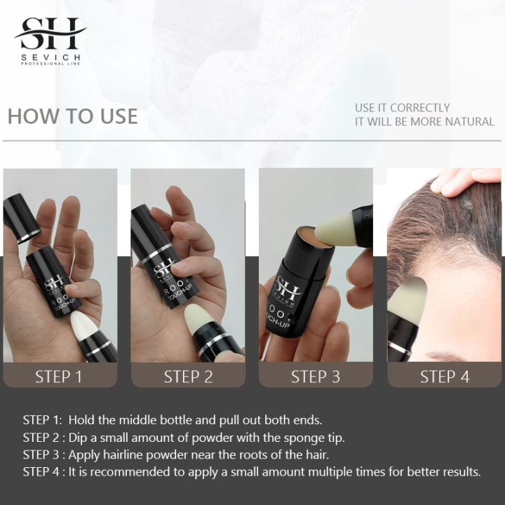 SEVICH%20Hair%20Shadow%20Pen%20Quickly%20Cover%20Hair%20Loss%20Portable%20Hairline%20Powder-5%20Colors%20-%20Image%205