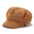 Women Corduroy Berets French Warm Winter Beanie Hat Retro Solid Color Elegant Lady Berets Autumn Street Girls Beret Cap 2023 New. 