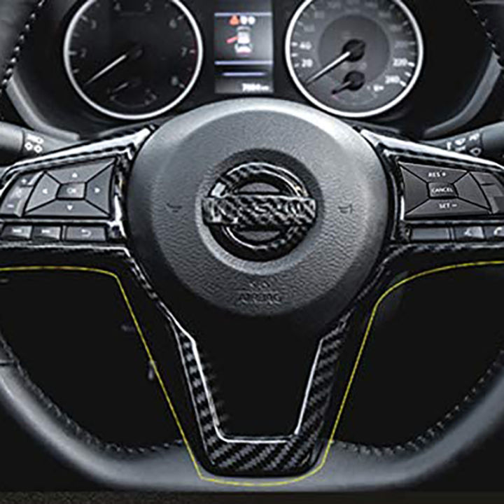 Carbon%20Fiber%20Steering%20Wheel%20Decoration%20Cover%20Frame%20Trim%20for%20Nissan%20Rogue%20Altima%20Sentra%20Kicks%20LEAF%20Versa%20Accessories%20-%20Image%207