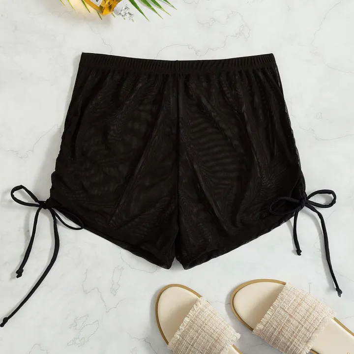Women%20Sheer%20Mesh%20Cover%20Up%20Shorts%20Beach%20Wear%20Swimming%20Suits%20Cover%20Up%20Solid%20Sheer%20Mesh%20Bikini%20Thong%20Cover%20Up%20Shorts%20-%20Image%205