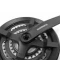 SHIMANO Crankset 6/7/8-Speed Black FC-TY301 48/38/28T 170 mm. 