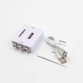 HDMI to AV 1080P Converter HDMI to RCA Audio Video CVBS Adapter - White. 