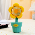 Portable USB Fan Charging Fan Portable Handheld Fan ABS Cute Style for Birthday Gifts Purple.