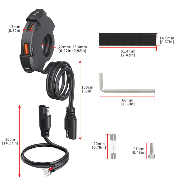 MoStar%20Universal%20QC3.0%20Motorcycle%20USB%20Charger%2048W%20USB-C%20Power%20Adapter%20Waterproof%20Handlebar%20Mounting%20Bracket%20Camera%20Phone%20Charger%20-%20Image%206