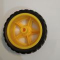2 pieces of Smart Robot Car wheel Tyres needed with Gear Motor.