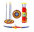 Bow and Arrow for Kids - Leser Light & 13-inch Archery Bow with 3 Suction Cups Arrows, Target, and Quiver - Practice Outdoor Toys for Children(BIG SIZE). 