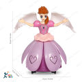Battery Operated Dancing Angel Princes Girl With Flashing Lights And Music Doll. 