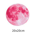 Fluorescent Aesthetic Wall Decor Kids Room Home Decor 3D Wallpaper PVC Moon for Bedroom Nursery Interior Design Gift DIY. 