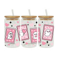 Halloween Design 3D UV DTF Transfers Wrap Waterproof Sticker 16oz Cup Wraps Pumpkin Printed Sticker For DIY Glass Bottles Coffee.