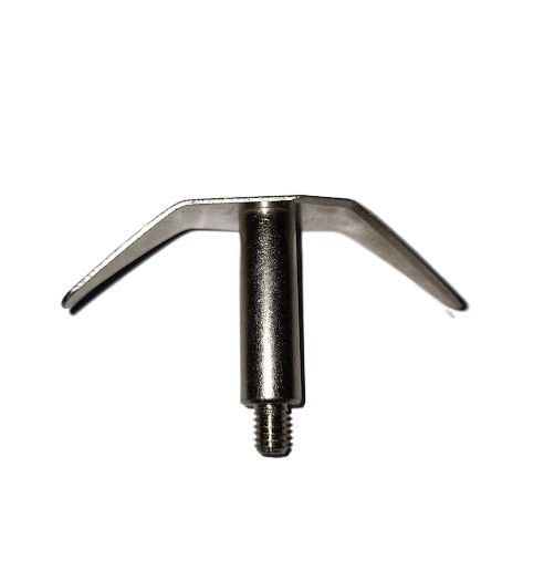 Stainless Steel Blade with Shaft for Juicer Machine 2 blade 1 pcs silver