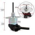 2X 1A021-60015 12V Fuel Stop Solenoid Valve for Kubota L3830 L39 L3940 L45 L4600 L4630 L4740 L48 L5030 L5040.