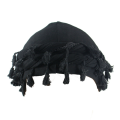 Turban for Men Silk Satin Lined Cap Wraps Elastic Pre-Tie A. 