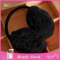 Trendygirl Winter Soft Warm Solid Color Nice Plush Knit Earmuff for Women.
