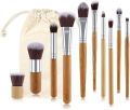 Bamboo Makeup Brush Set - 11 PCS.
