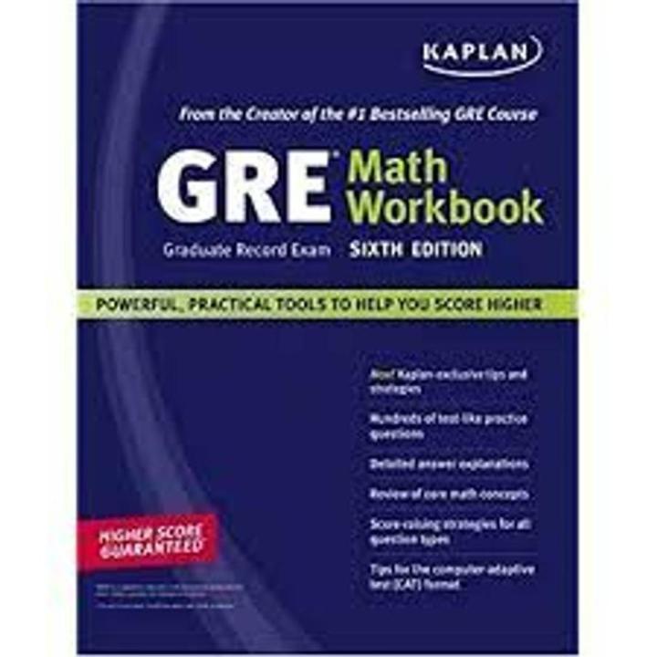 Kaplan GRE Exam Math Workbook (Kaplan GRE Math Workbook) 6th Edition by ...