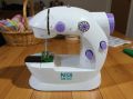 Mini Sewing Machine for Beginners, Dual Speed Easy Automatic Sewing Machine with Expansion Table and Sewing Tool, Suitable for Family and Travel.