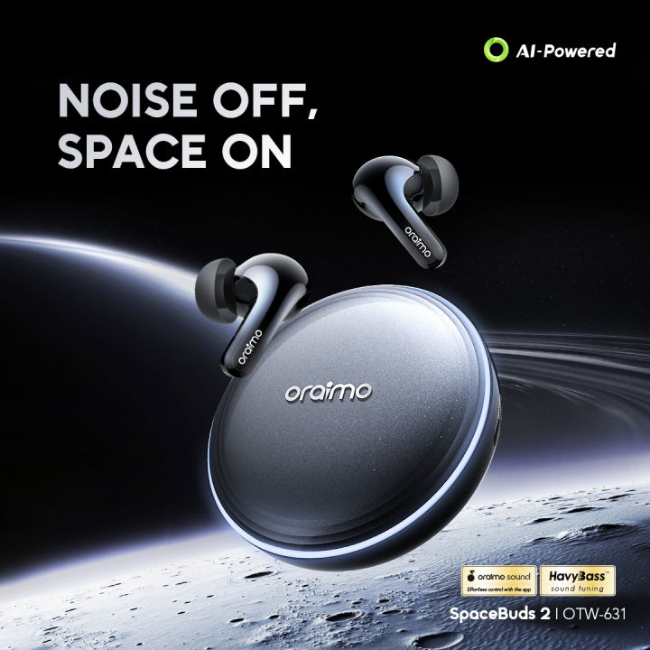 Oraimo SpaceBuds 2 (OTW-631)- SPACE GREY