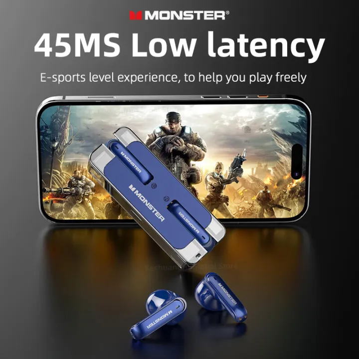 Monster%20XKT08%20Gaming%20Earphone%20Ture%20Wireless%20Bluetooth%205.3%20Headphones%20Low%20Latency%20Noise%20Reduction%20Earbuds%20Headset%20With%20Mic%20New%20-%20Image%203