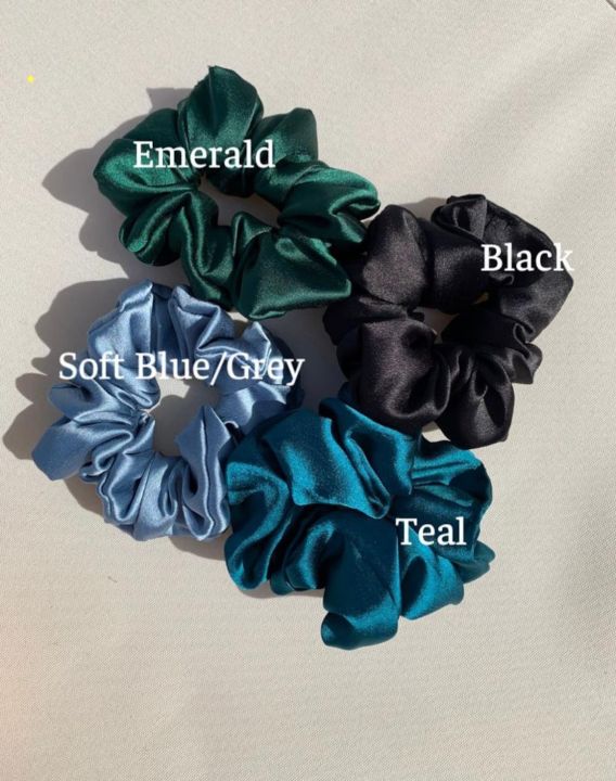 4%20Pcs%20%20helpful%20%20Silk%20Scrunchie%20Hair%20Band%20Bracelet%20Set%20For%20Grils%20-%20Image%205