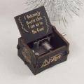 4 Style Harries Music Box Wooden Hand-cranked Retro Potters Music Box Children's Birthday Gift Surprise Gift for Couples. 