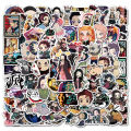 100PCS Anime Collection Graffiti Stickers My Hero Demon Slayer Attack On Titan Phone Scrapbook Traval Skate Motor Luggage Stickers. 
