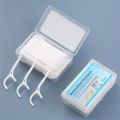 Dental Floss Pick Toothpick Interdental Cleaner Tooth Pick Flosser (50 Piece).
