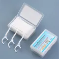 Dental Floss Pick Toothpick Interdental Cleaner Tooth Pick Flosser (50 Piece). 