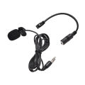 3.5mm Active Clip Microphone With Mini USB Audio Adapter Mic Cable For Gopro Hero 3 3+ 4 Action Camera Accessories Kit. 